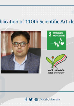 Publication of 110th Scientific Article!